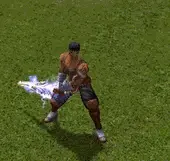 Glaive com Poder Relâmpago